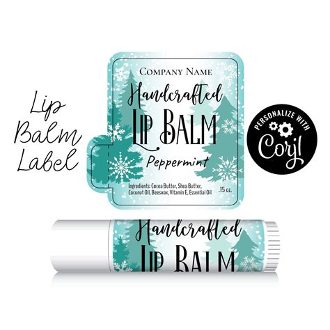 Free Printable Lip Balm Labels